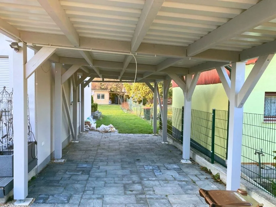 Pergola aus Holz